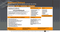 Desktop Screenshot of angelsport-gebhard.de